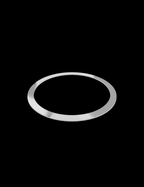 Nahaufnahme der Rhodium-Lünette